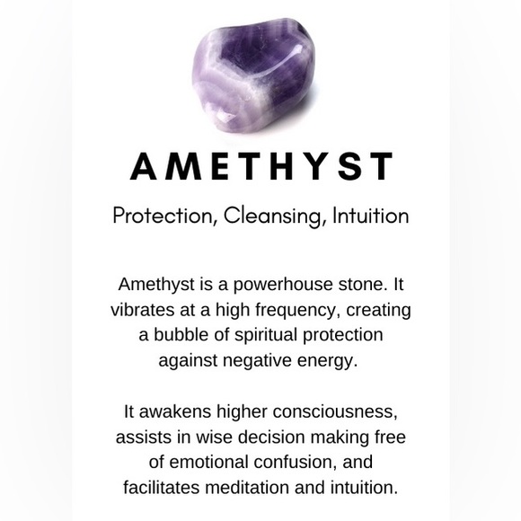 BOGO FREE Beautiful Amethyst Natural Stone Bracelet 💜 - Picture 5 of 5